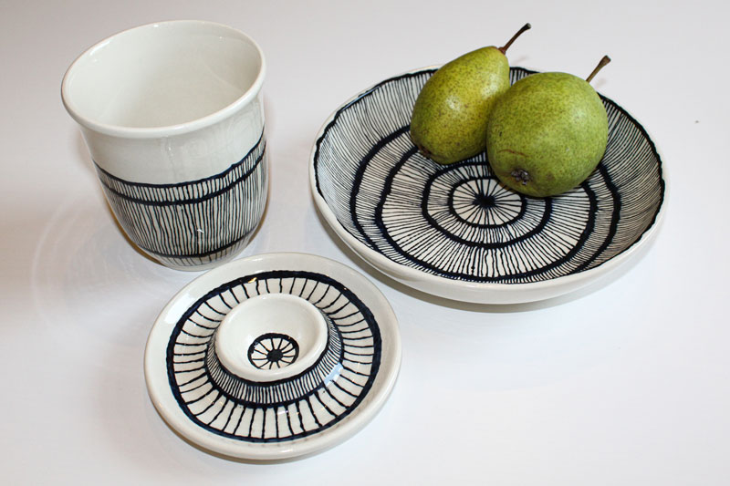 Tasse Teller Eierbecher Tasse Teller Eierbecher
